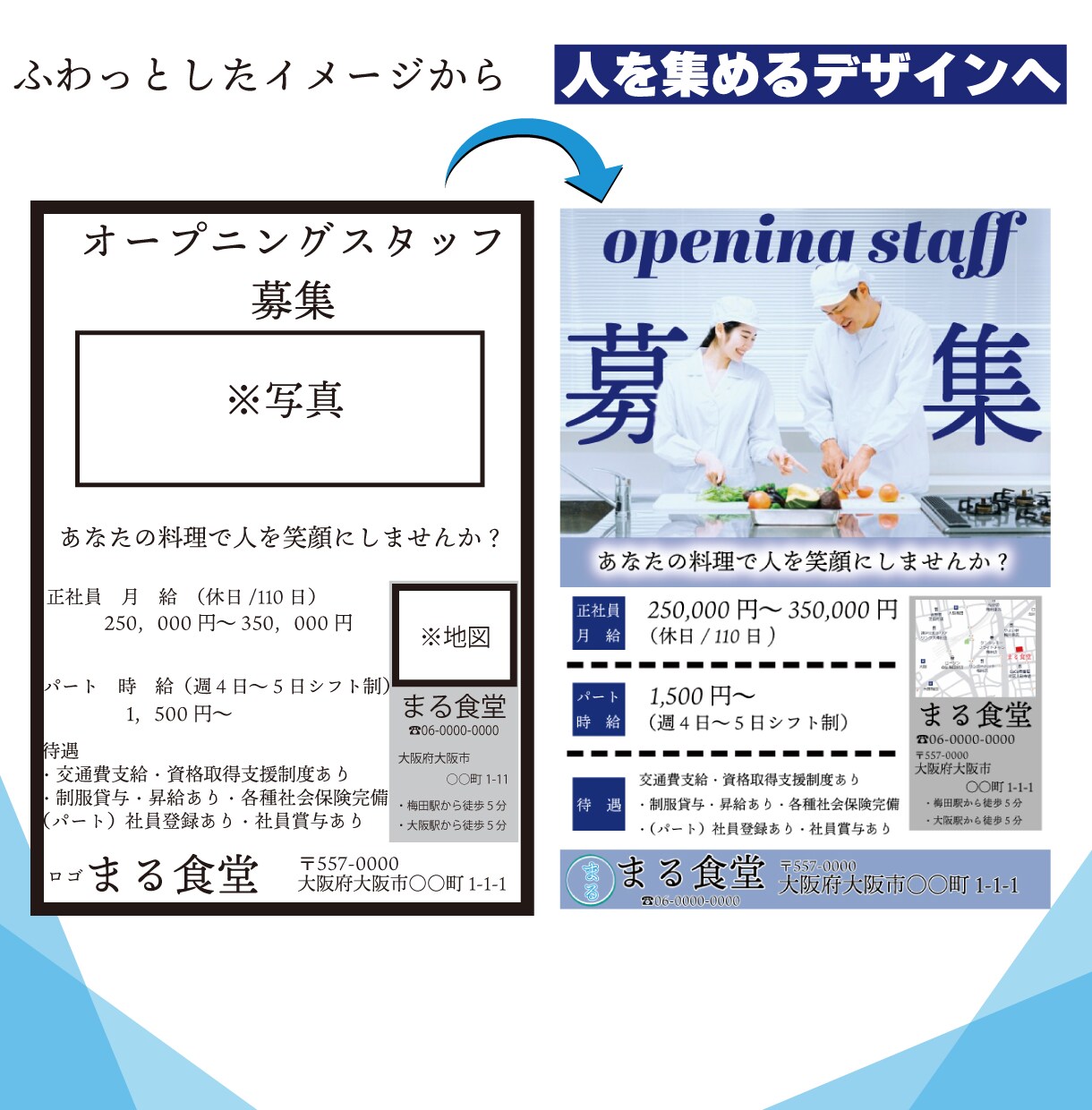 修正無制限！ポスティングチラシ制作します 初めてデザインを依頼される方もご安心してお任せ下さい！ イメージ4