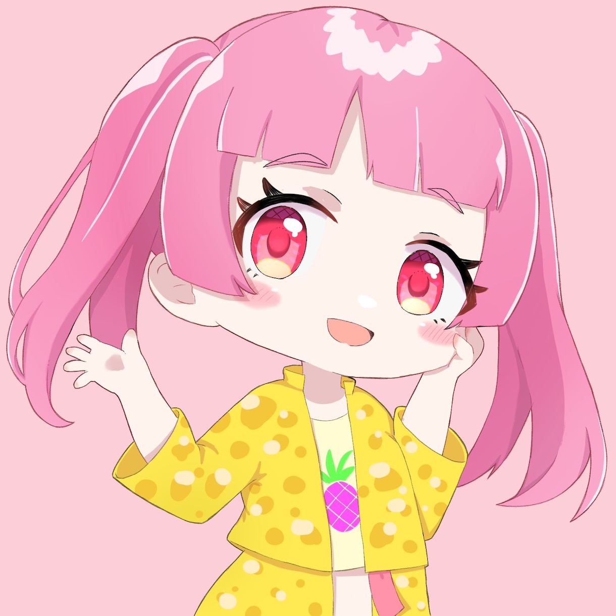 乙女心をくすぐる可愛いアニメ風イラスト描きます SNSやゲームアイコンに！等身とデフォルメからお選び頂けます イメージ5