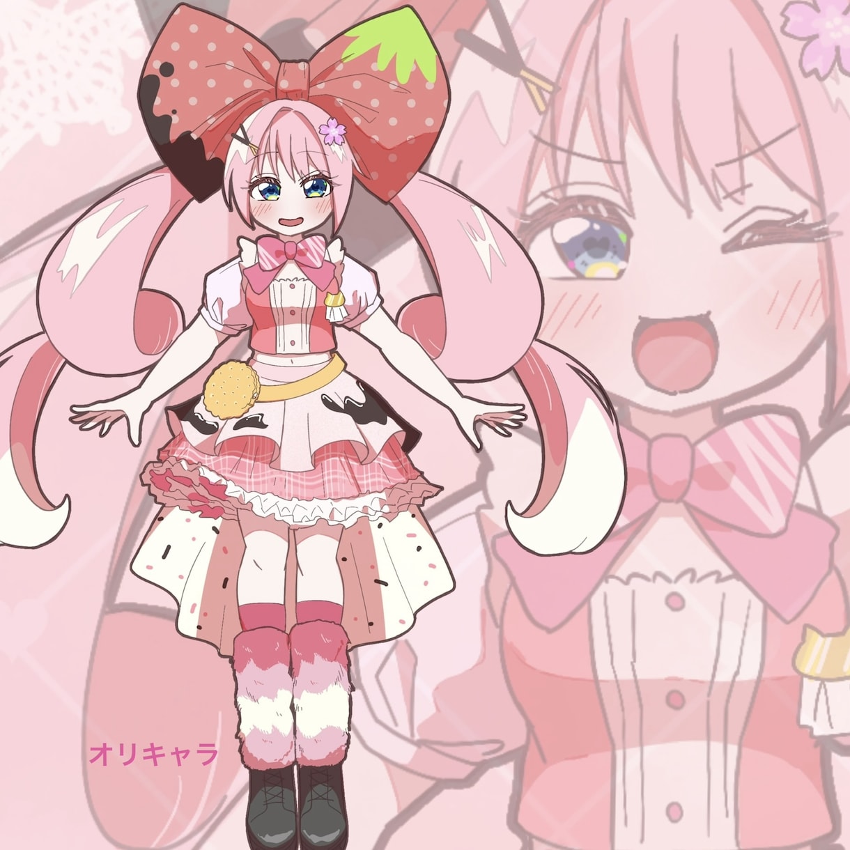 明るくかわいいイラスト描きます パステルポップな色使いで明るく可愛イラストを描きます イメージ1