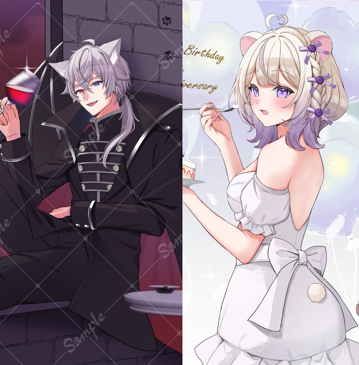 商用利用可能な1枚絵を制作します IRIAMライバーさんやvtuberさんにおすすめ！ イメージ5