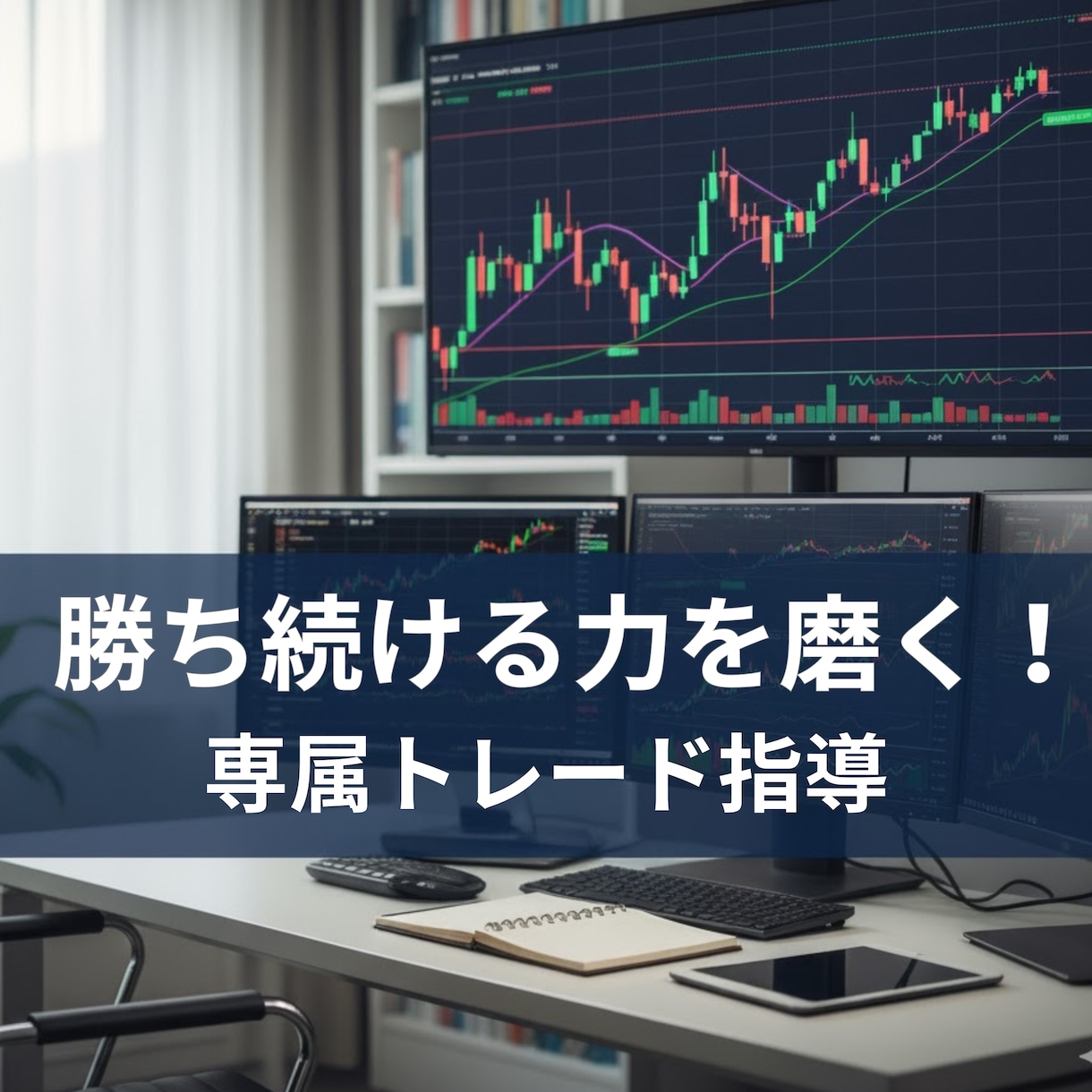 勝ち続ける力を磨く！専属トレード指導を行います 初心者OK！利益を掴む実践コーチング イメージ1