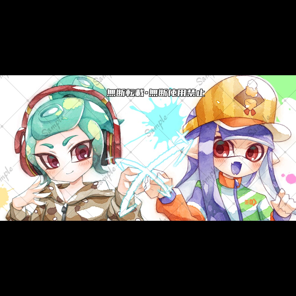 アナログ水彩風の萌え系イラスト描きます 動画サムネ、同人誌の表紙など、ご希望に合わせてお描きします！ イメージ2