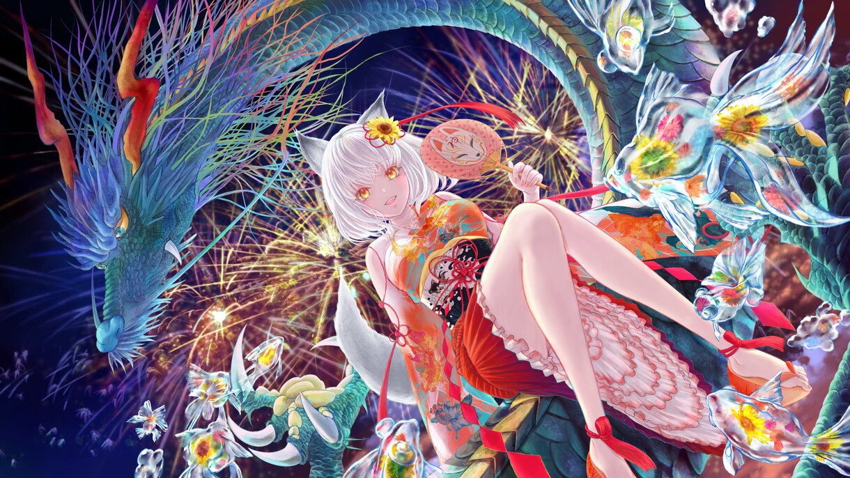 細部までこだわった物語を感じる一枚絵を制作します 『あなただけの世界』誠心誠意描きます イメージ5
