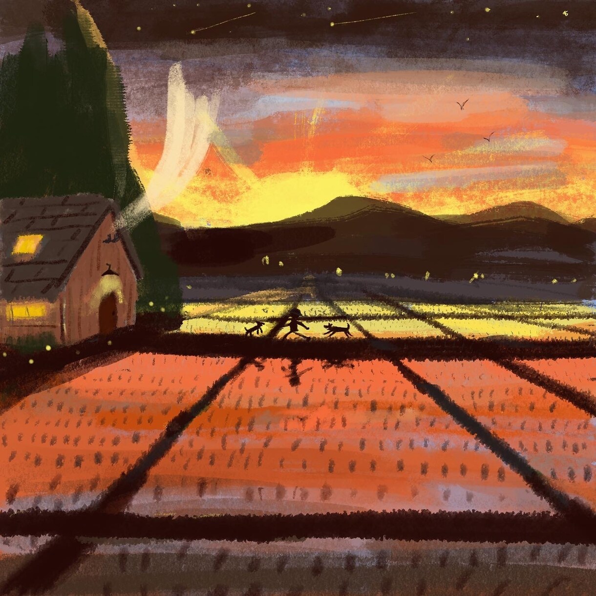温かみのある背景風景イラスト描きます 思い出の風景/背景/ショップイメージ/あなたの街のPRに◎ イメージ9