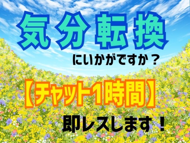 チャット1時間 ☆1時間みっちり即レスします 忙しいあなたに！寝る前のひとときに！最適です✩ イメージ1