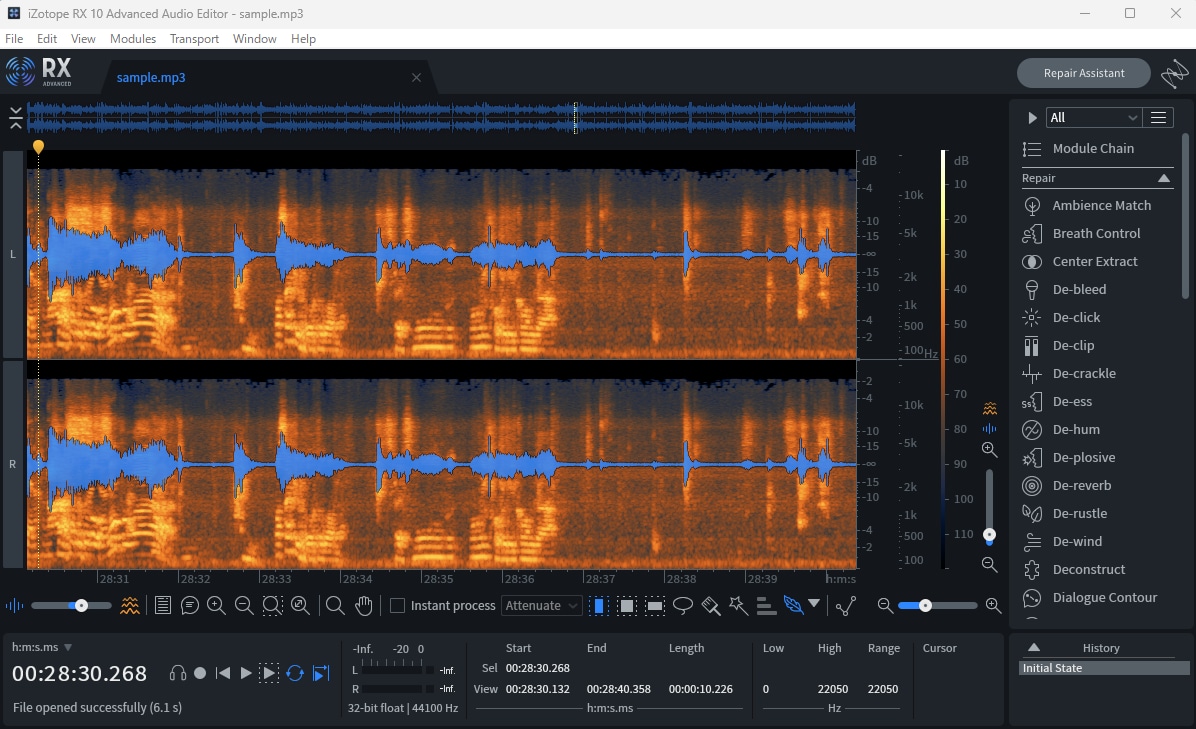 音声ファイルのノイズ除去、各種補修します 最新ノイズ除去＆音楽ソフトの併用で、あらゆる音声に対応可能！ イメージ1