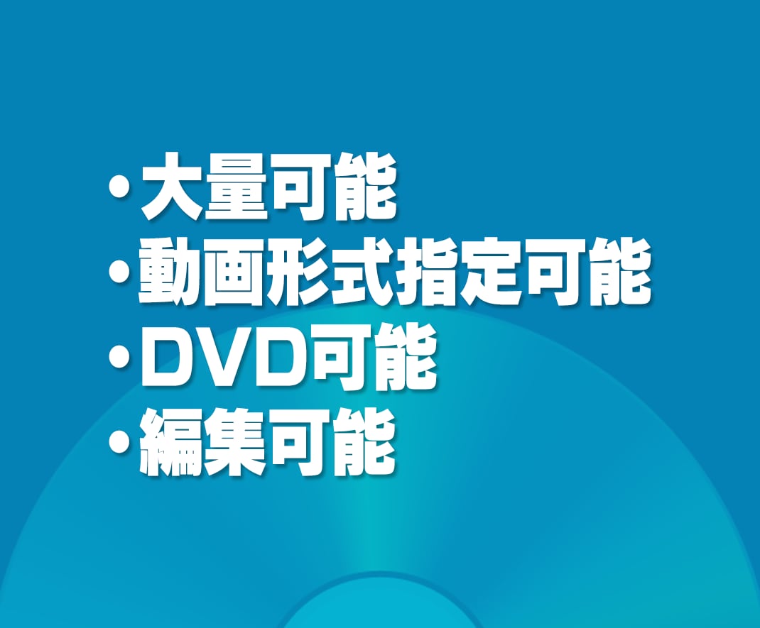 Blu-ray(ブルーレイ)をデータ化します mp4などの動画データに変換し、スマホやPCで見れるように！ イメージ3