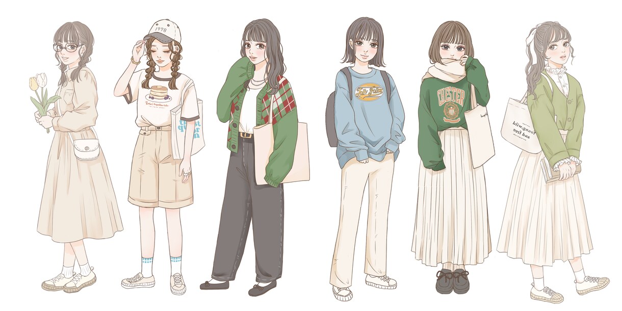 かわいい似顔絵・アイコン・ヘッダー描きます 一枚一枚丁寧に描かせていただきます。お気軽にご相談ください！ イメージ9