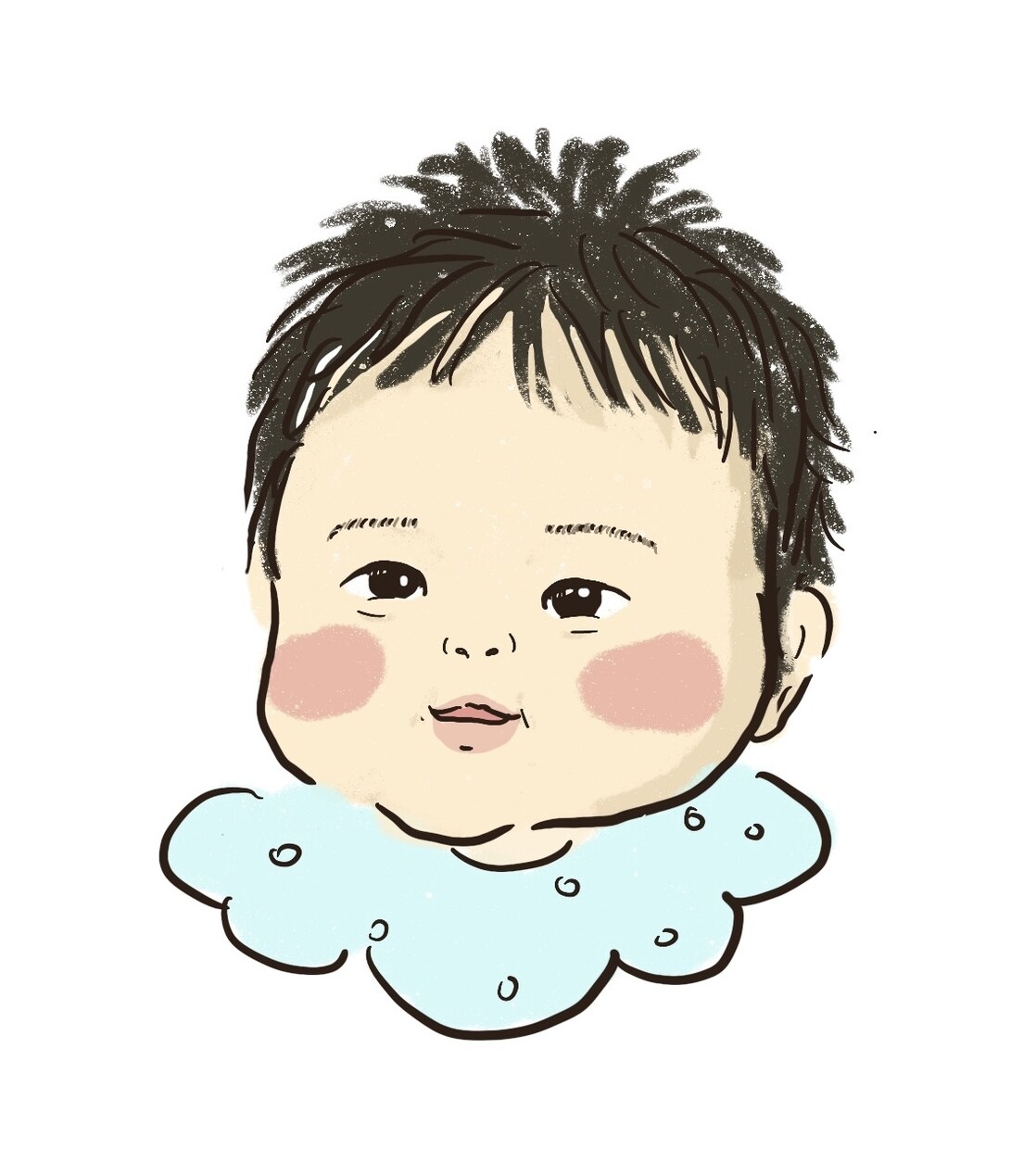 ゆるかわデフォルメ似顔絵描きます 写真から、可愛い似顔絵に。SNSアイコンにぴったりです。 イメージ2
