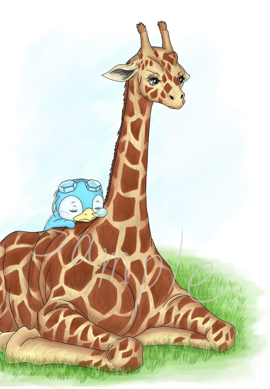 絵本のような温かみのある可愛いキャラクター描きます 動物、海洋生物、虫、空想もの等 幅広いモチーフから承ります イメージ10