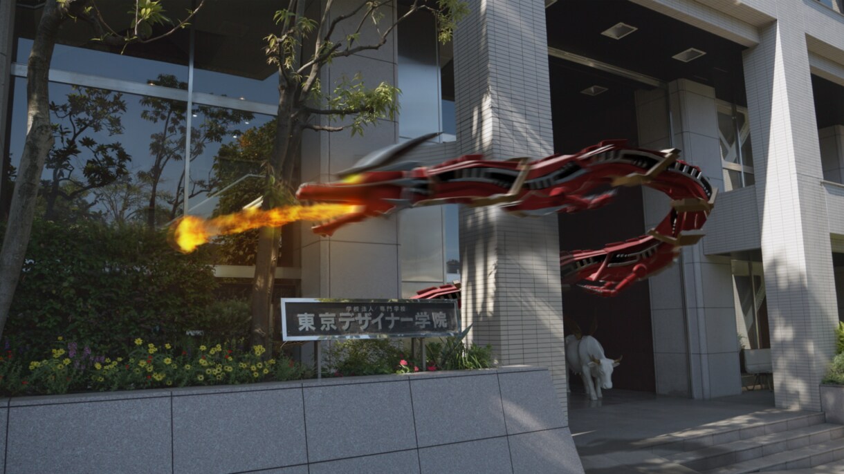 東映特撮のようなVFX映像を提供します 合成部の現場で学んだ知識を活かしてVFX処理を行います イメージ2