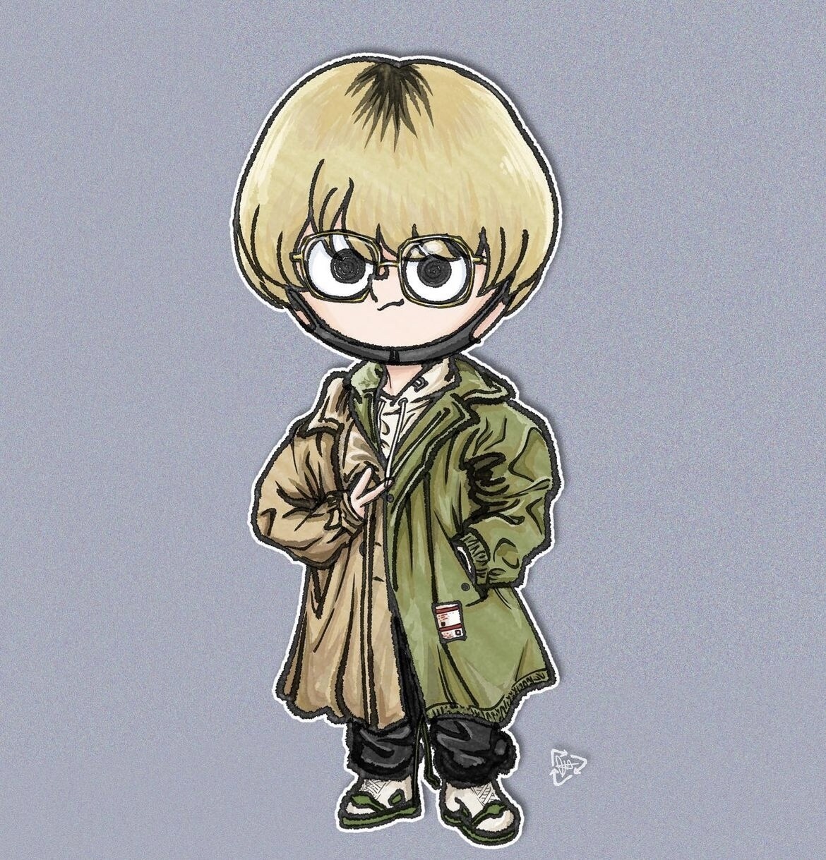 アイコン作成します ＊ゆるイラストやキャラクターよりな描き方が得意です＊ イメージ3