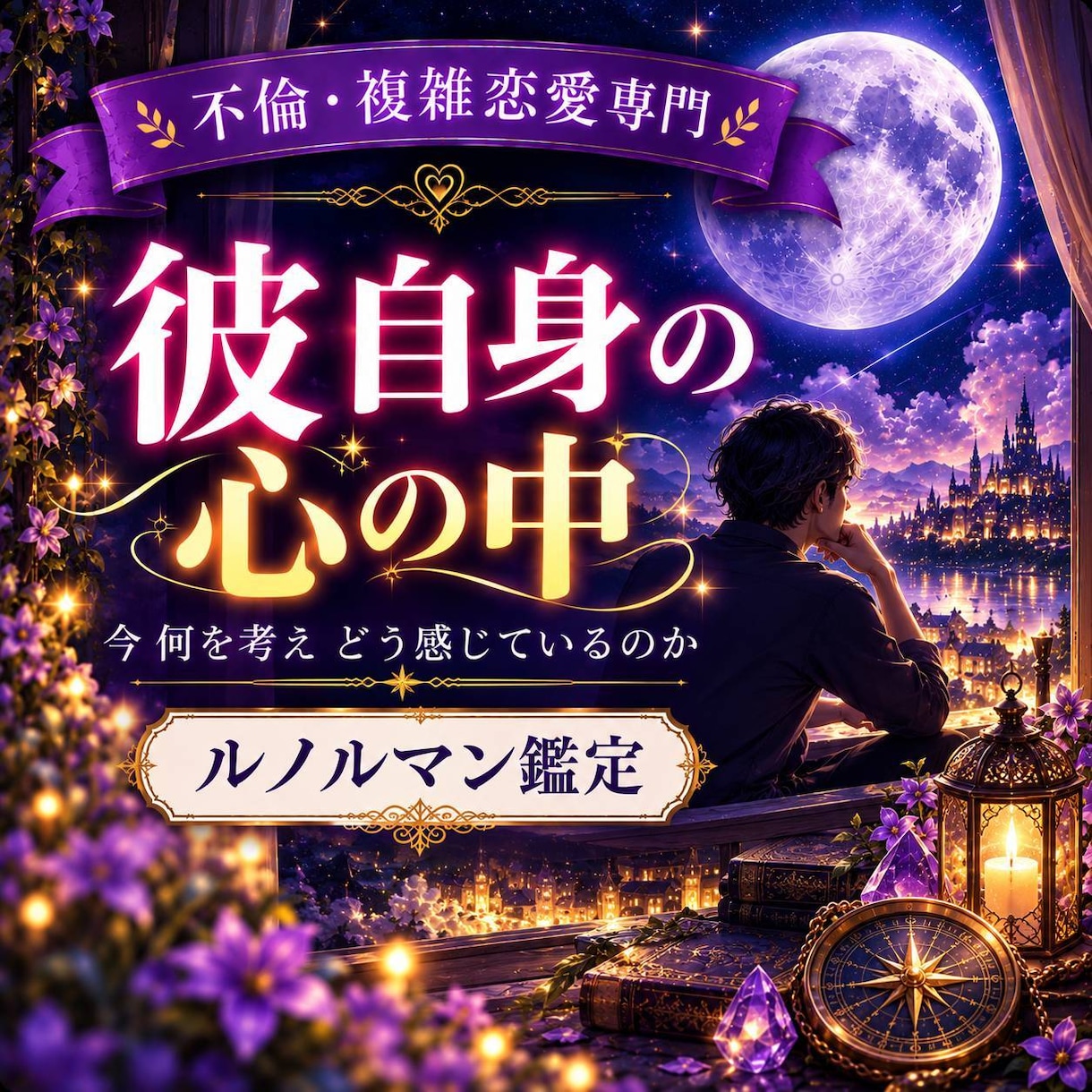 彼自身の心の中や本当の想いを見ていきます 私への気持ちだけでは見えない、彼自身が抱えている想いと心理 イメージ2