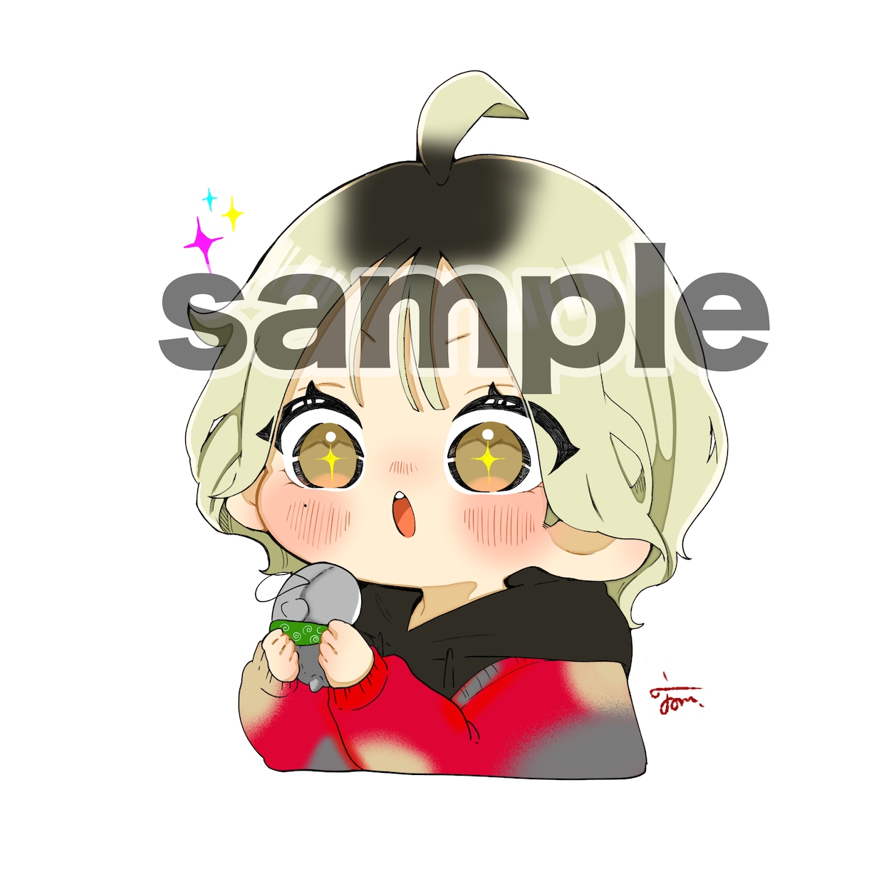 可愛いデフォルメSNSアイコン描きます もちもちなSDイラスト制作します！ イメージ3