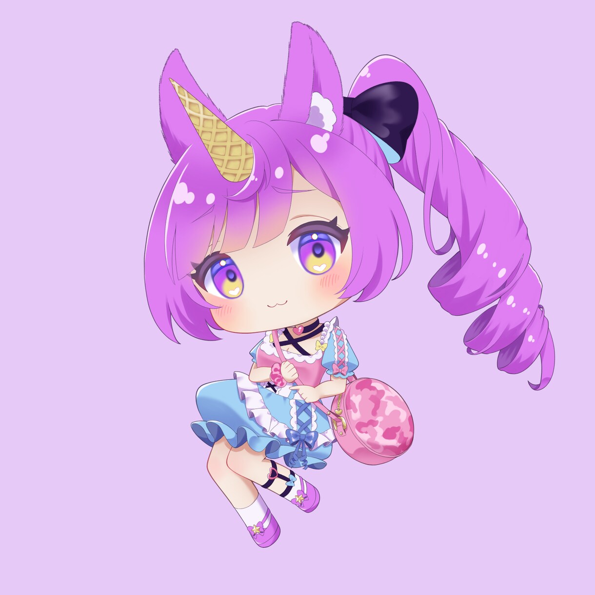 かわいい2頭身キャラ描きます ぷにもちっとかわいい2頭身SDキャラです イメージ2