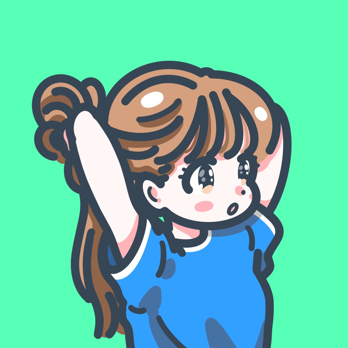 ポップで使いやすいデフォルメイラスト描きます SNSや配信、様々なシーンに映えるデフォルメイラストを イメージ5