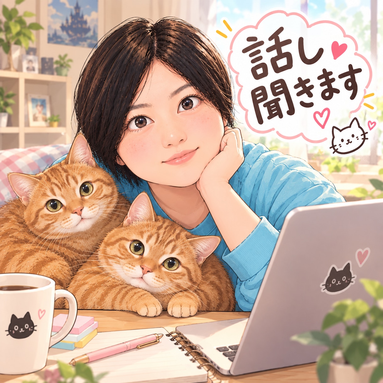 話し聞きます ここでは、いい人やめていいよ。 イメージ1