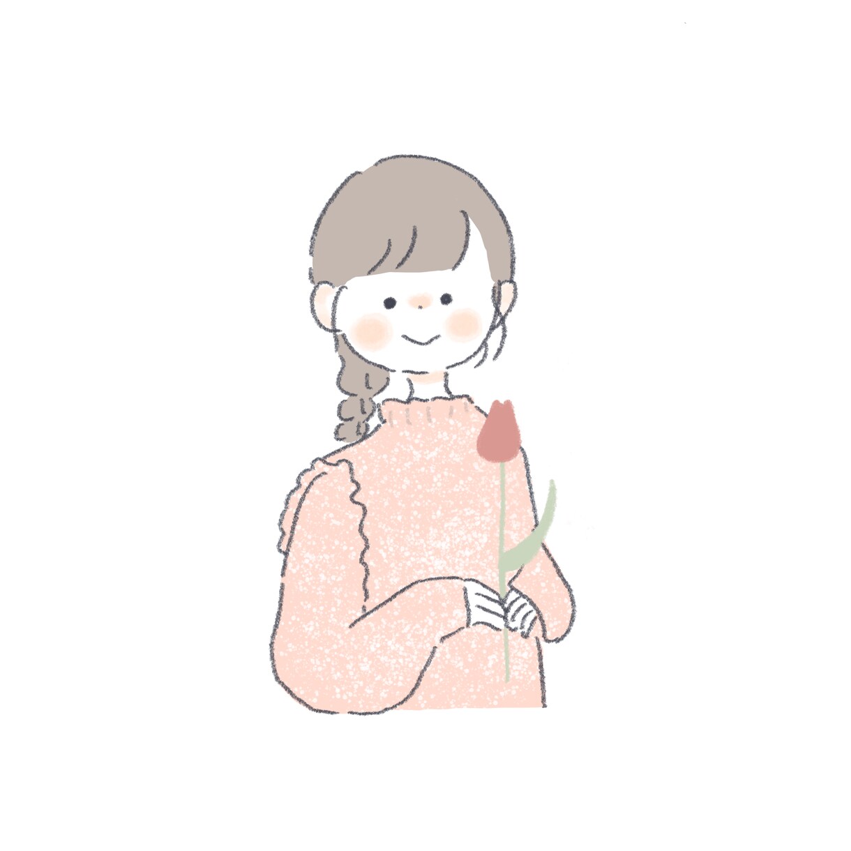 ほっこり可愛いイラスト　作成いたします アイコンやプレゼント用等のイラストオーダー承ります！ イメージ6