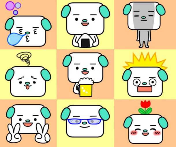 LINE絵文字10個6000円〜作ります ☆ご購入前に参考イラスト作成可☆著作権譲渡 イメージ2