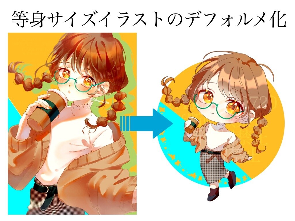 グッズなどに使える！可愛いミニキャラを描きます 様々な用途に合ったミニキャラをお作りします！ イメージ2