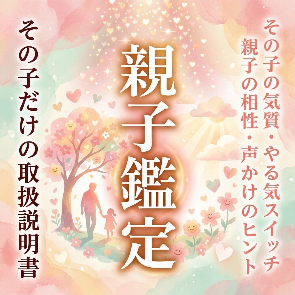 親子鑑定します 自分の子供の考えがわからないがなくなります イメージ1