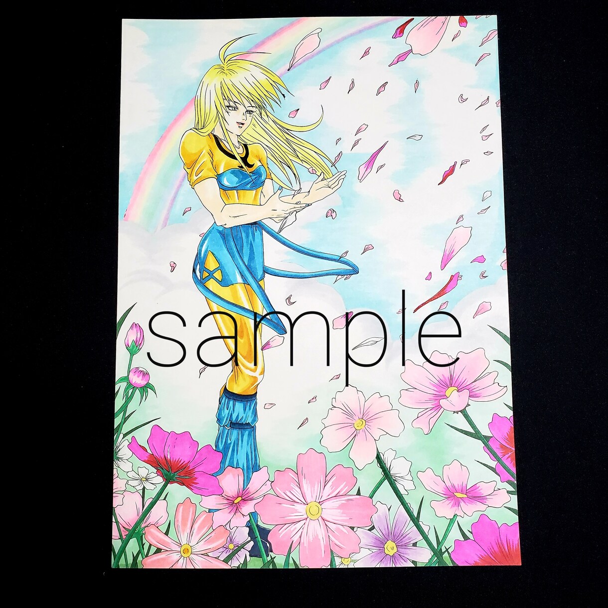 アナログイラスト、手描きイラスト描きます 完全オーダーメイドで、原画1点物になります。 イメージ5
