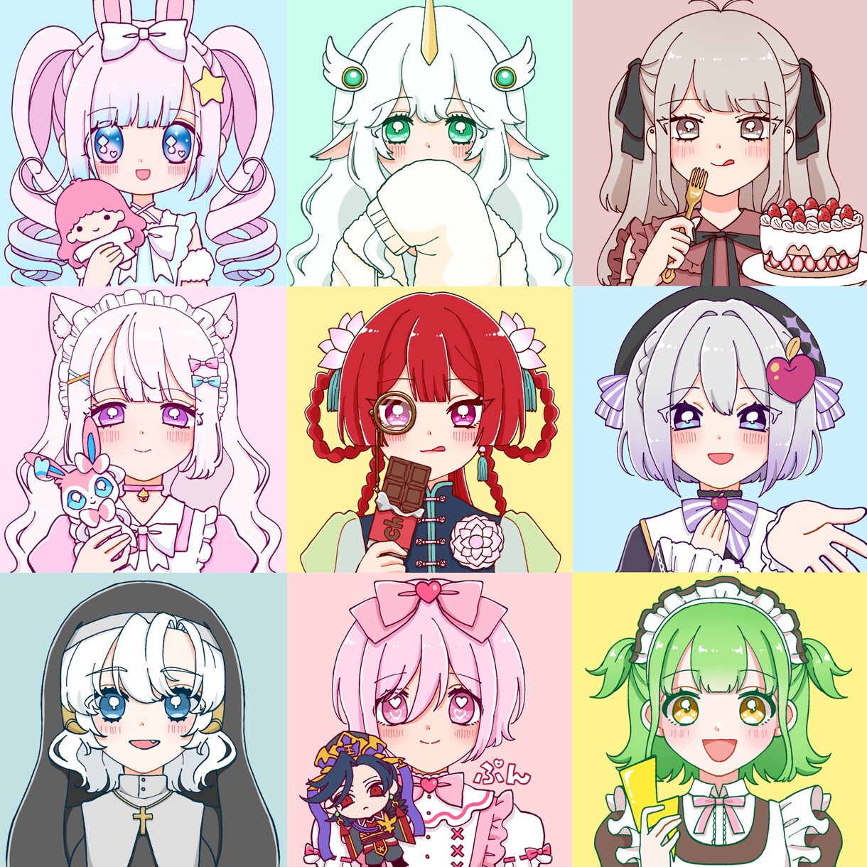 かわいさアピールに最適！キラふわアイコン描きます SNSなどにお使いいただけるかわいいアイコンを制作します！ イメージ3