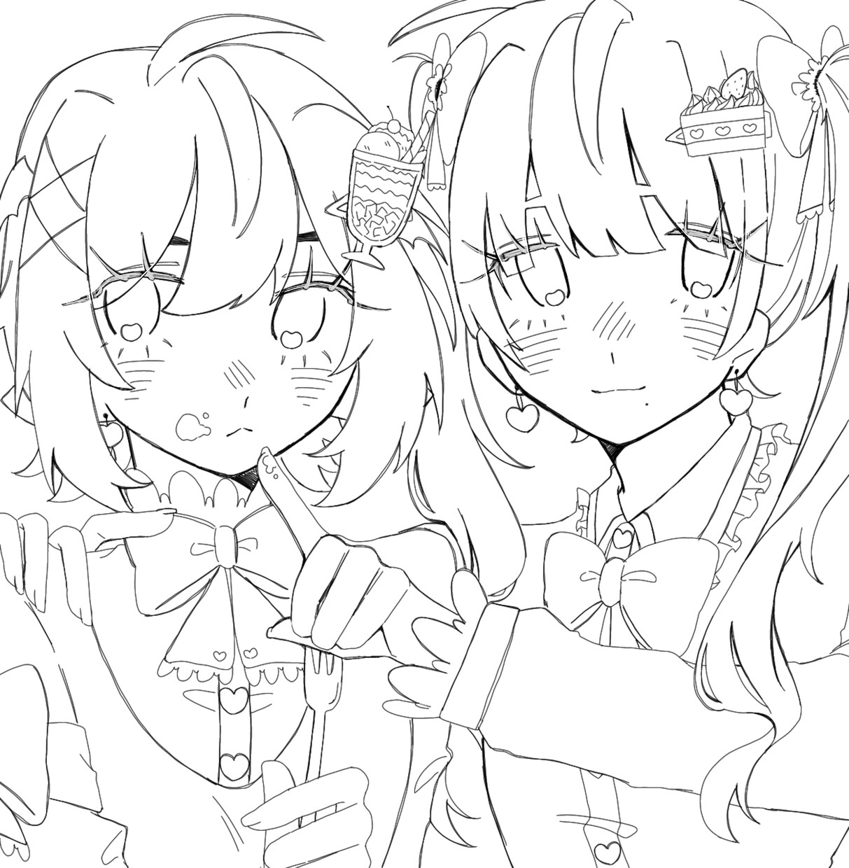 SNS用アイコンの提供をします アナログデジタルどちらも、単色で味のある絵を描きます イメージ1