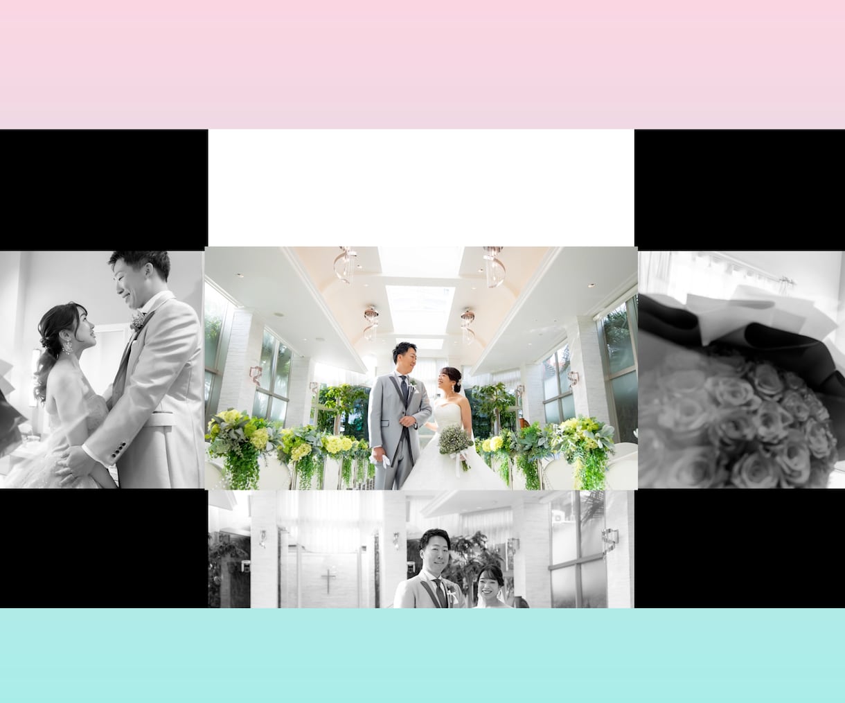 おしゃれな雑誌風結婚式オープニングムービー作ります 【DVD無料】色変更可能/ファッション雑誌風/修正無制限⭕ イメージ5