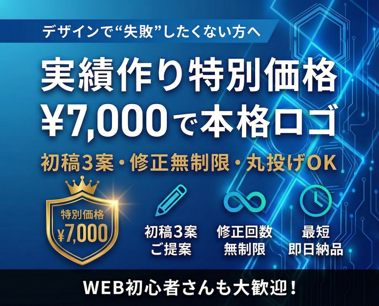 実績作り特別価格！7,000円で本格ロゴ作成します 初稿3案ご提案・修正無制限・丸投げOK！最短即日納品 イメージ2