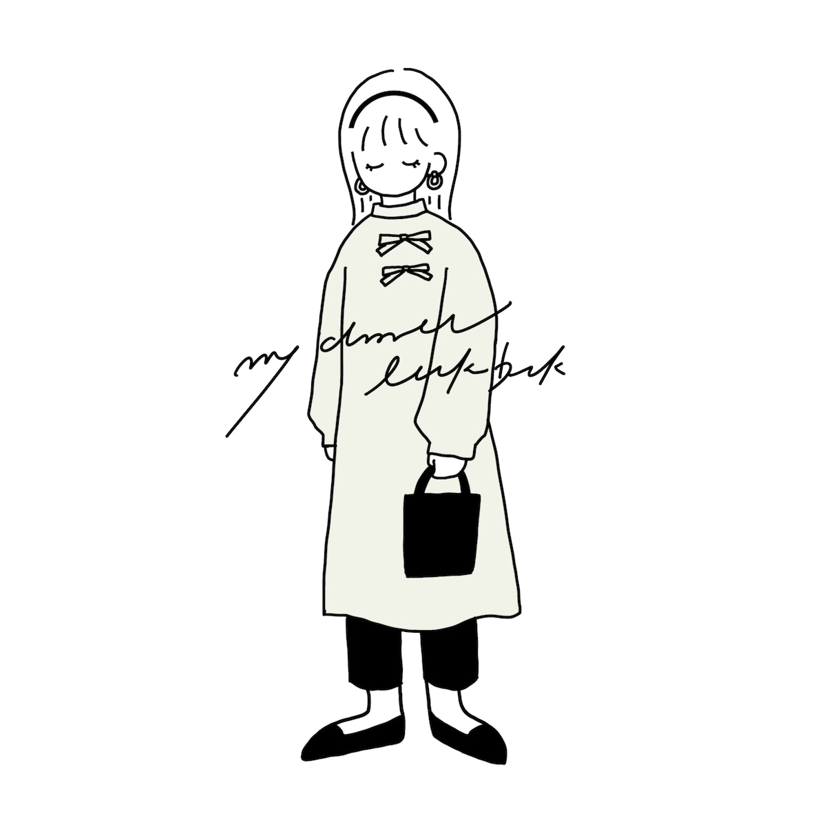 あなただけのお洒落なアイコン/イラスト描きます 服装、髪型の写真を元に描きます。顔隠し可です！ イメージ2