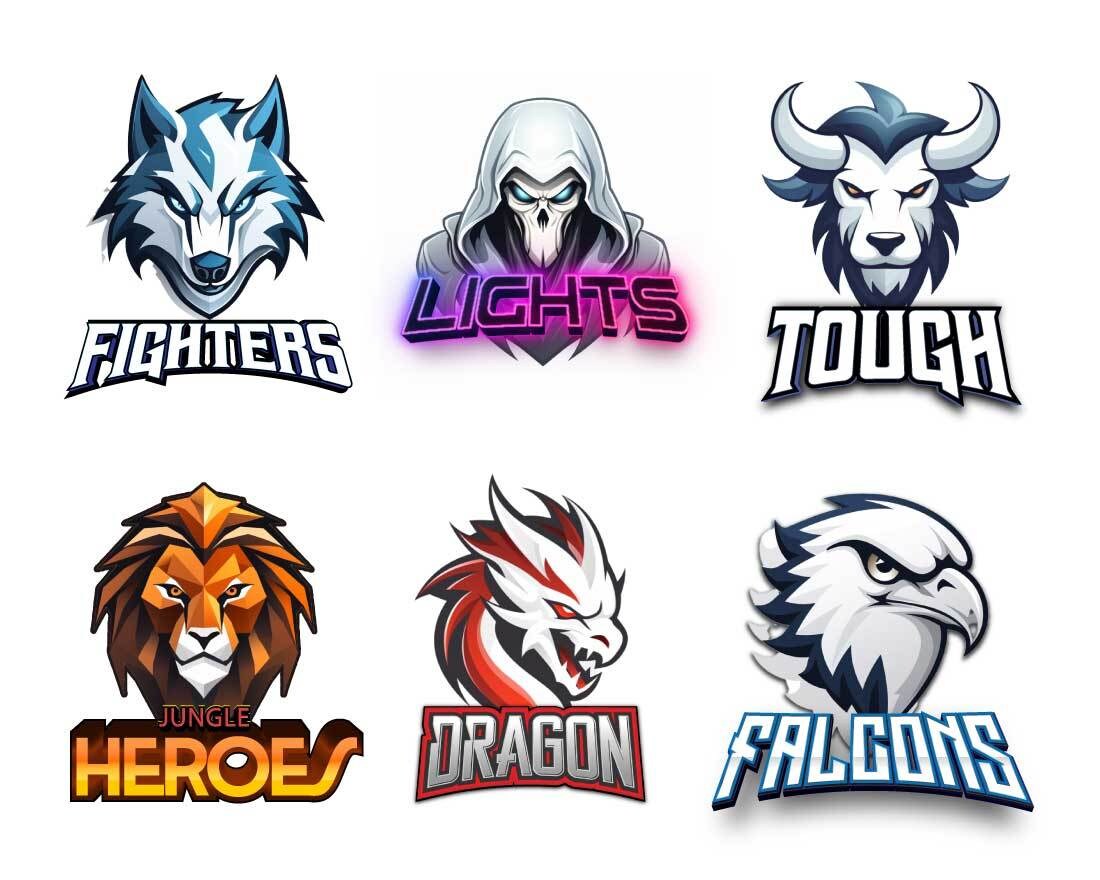 最短即日/eSPORTSなどのロゴを作成します チームロゴをお探しの方へマスコットロゴを制作いたします イメージ2
