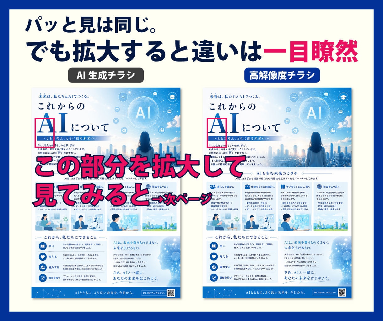 Canva・AI画像を印刷用の入稿データにします 高解像度化・塗り足し・PDF化まで対応します イメージ2