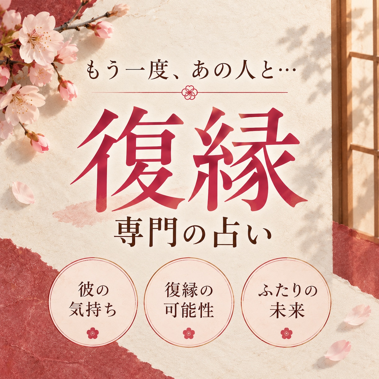 復縁したい方へ｜彼の本音と復縁の可能性を占います 忘れられない彼の気持ちと、二人の未来を読み解きます イメージ1