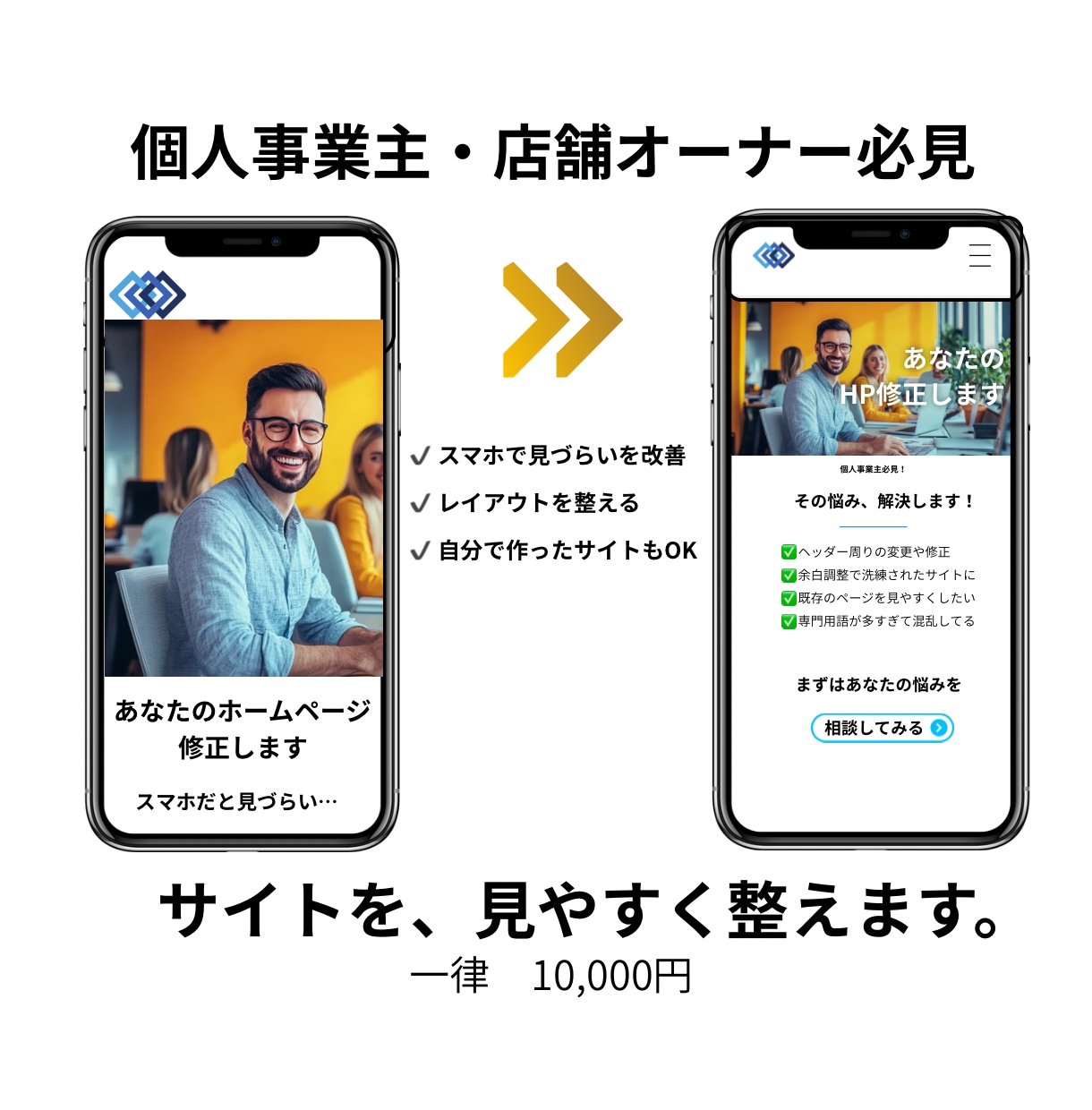 自作のWordPressサイト、見やすく整えます 専門知識不要｜自作サイトOK｜スマホ表示も調整 イメージ1