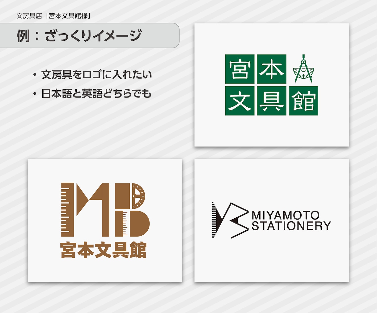 丸投げOK！ざっくりイメージもロゴにします ＜商用利用可！＞＜丸投げ可！＞＜とっておきロゴに仕上げます＞ イメージ7
