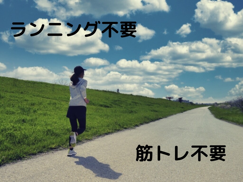 筋トレなしランニングなしで痩せた方法公開します お金をかけたくない大げさな事はイヤちょっと痩せたい人に最適 イメージ2