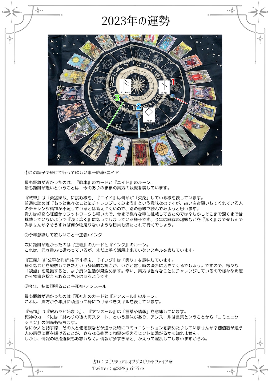 初心者様歓迎！なんでもルーンで占います 恋愛、仕事、プライベートにあの人の事、なんでもござれ☠ イメージ2