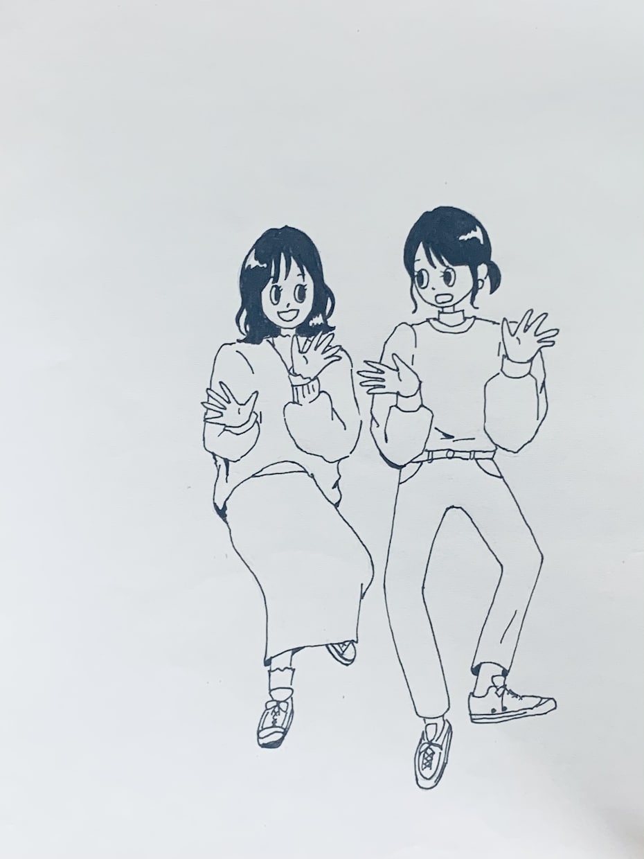 SNS映えする似顔絵描きます 誕生日プレゼントや記念日などに是非！ イメージ1
