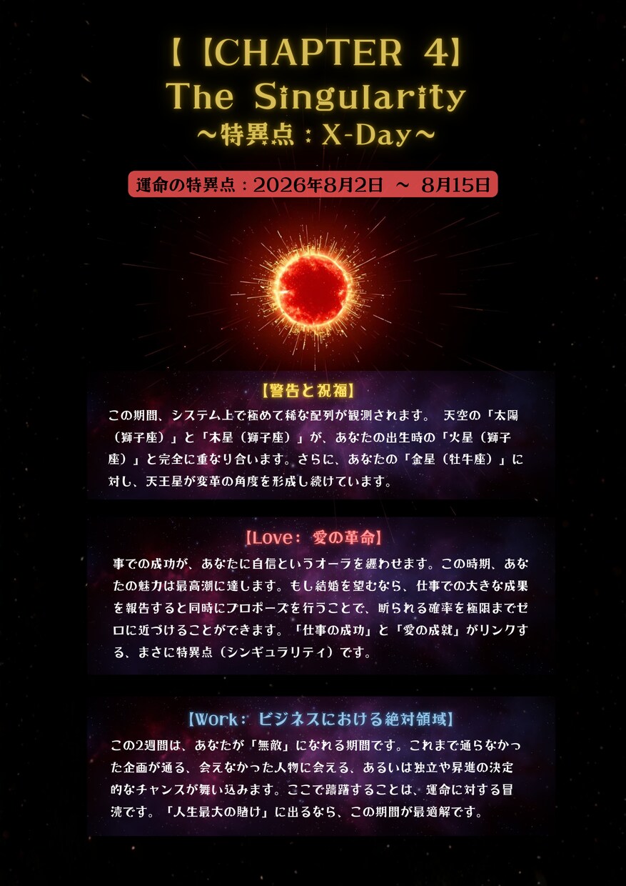 あなただけの2026年運命の予言を提示します 2026年の運命を自らの手で書き換えるための設計書を解禁 イメージ5