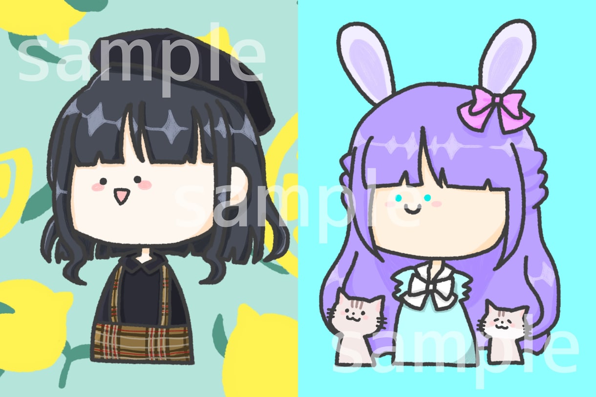 商用利用OK！ゆるふわデフォルメキャラ描きます ◎配信、TRPG、グッズなど用途に合った立ち絵を制作します！ イメージ8