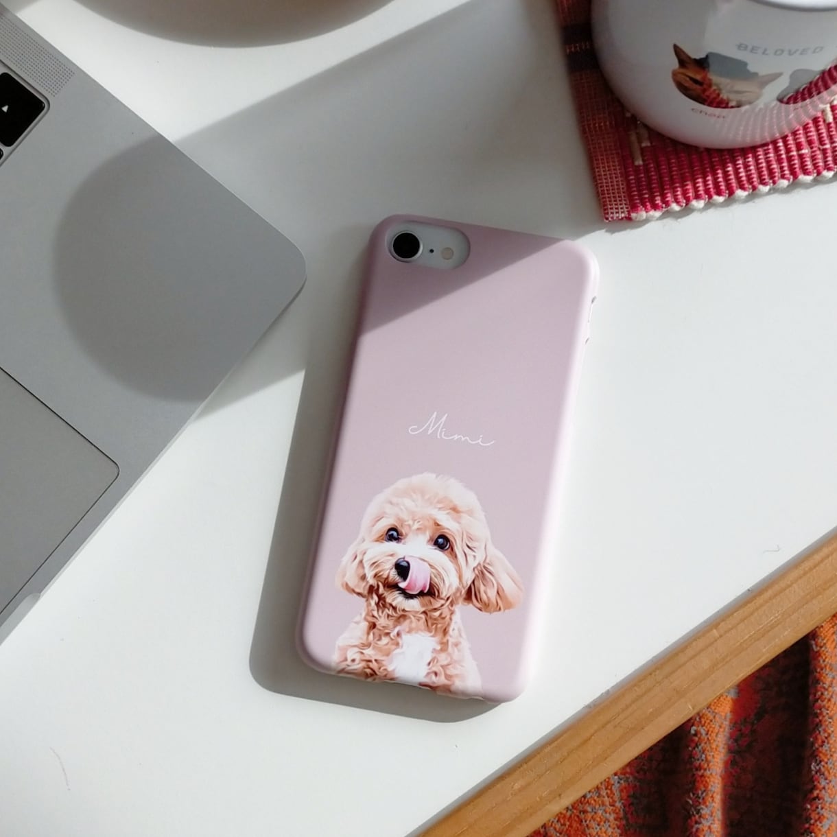 うちの子のイラストを描いてスマホケースにします iphone17シリーズ対応開始♪ イメージ3
