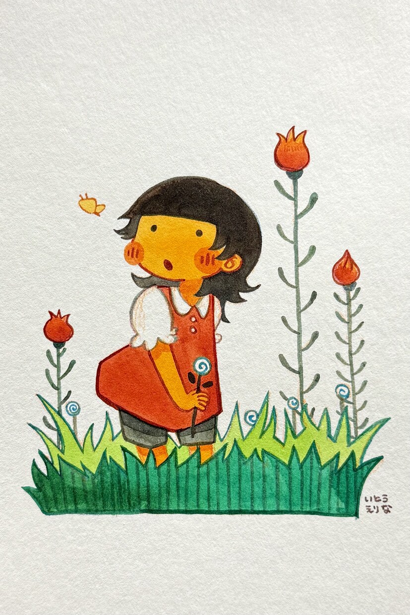 イラスト一枚絵制作します カラフルな一枚絵、絵本風なタッチ イメージ1