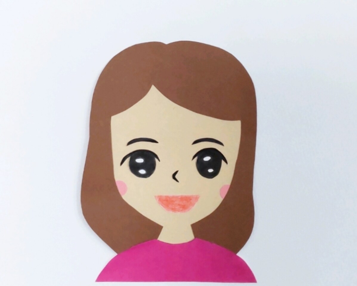 ２名様でも追加料金なし、貼り絵をデータで納品します 似顔絵風の貼り絵をデータ納品いたします。２名様も同料金です。 イメージ3