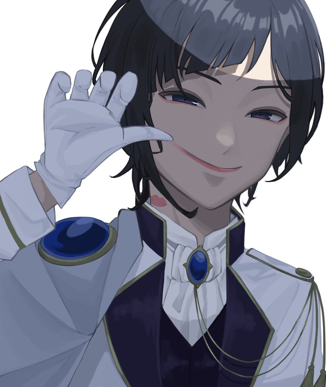 憂鬱な雰囲気の厚塗りアイコン描きます 綺麗で酔える病みを提供します。裏垢などに。 イメージ4