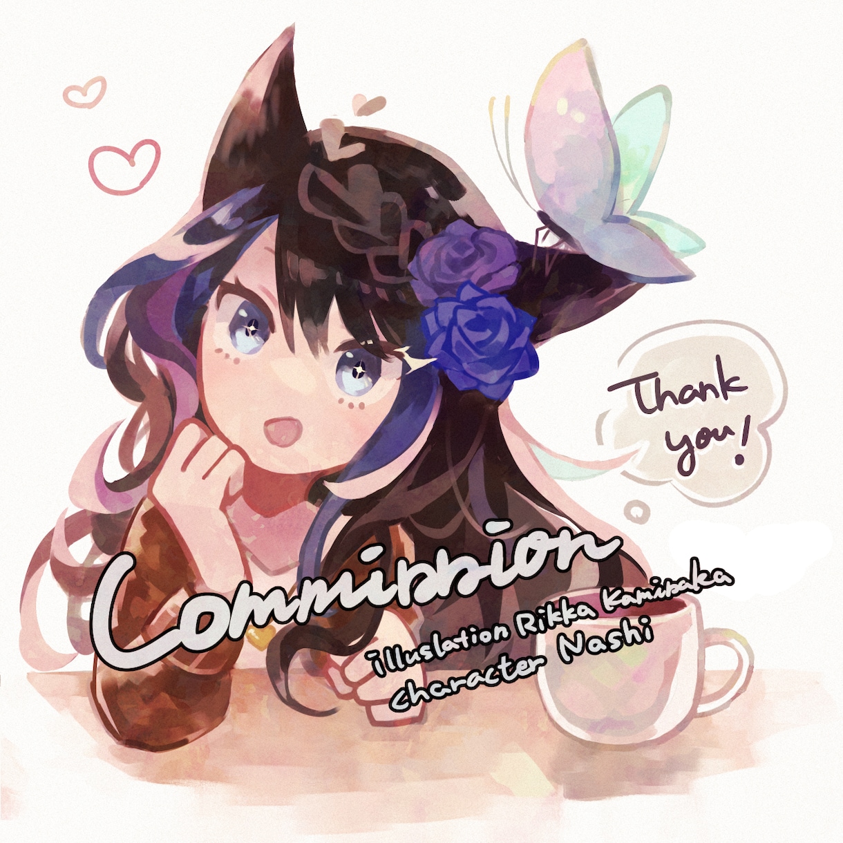 お洒落な厚塗りイラスト描きます 【一枚絵プラン♪】厚塗りで味のある仕上がり☆ イメージ2