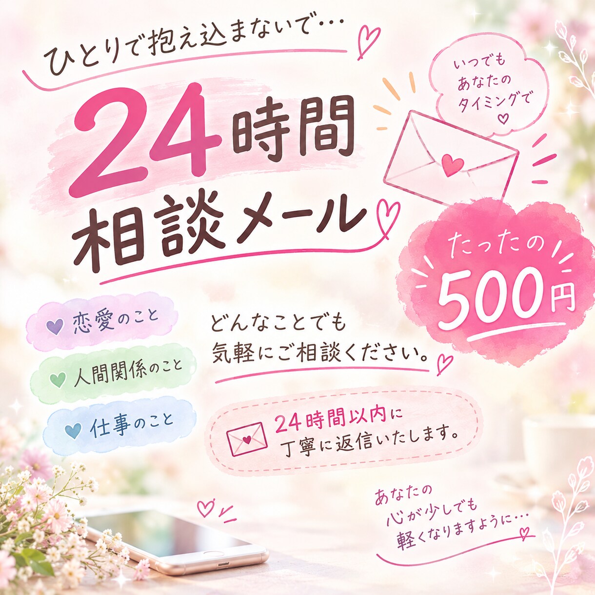 男性のお悩みや心のモヤモヤじっくり聴きます 男性だからって我慢してませんか？ イメージ2