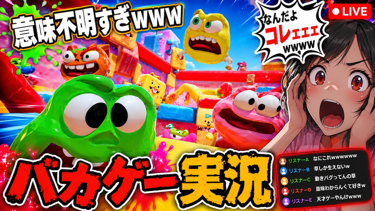 クリックされるYouTubeサムネを制作します オールジャンル幅広く対応可能！2枚目以降+500円！ イメージ1