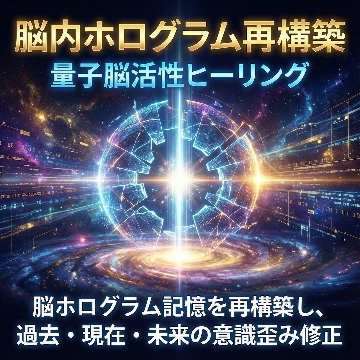 脳内ホログラム再構築　量子脳活性ヒーリングします 脳ホログラム記憶を再構築し、 過去・現在・未来の意識歪み修正 イメージ4