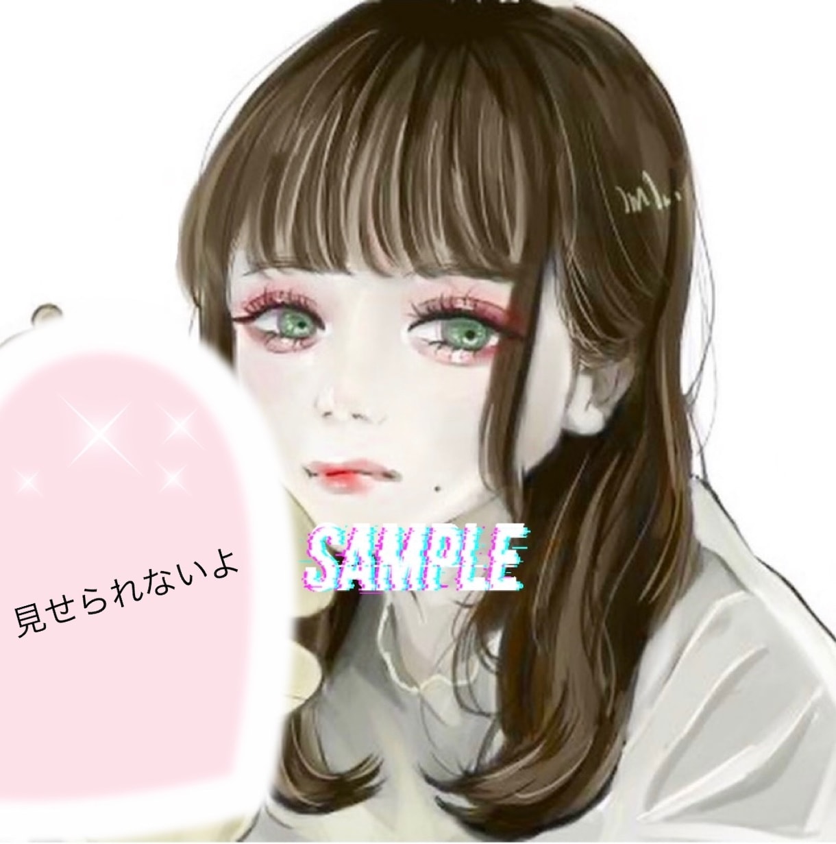 プレゼントや自分用に♡似顔絵を描きます 自分用や、大切な方へのプレゼント、SNSのアイコンなどに♡ イメージ1